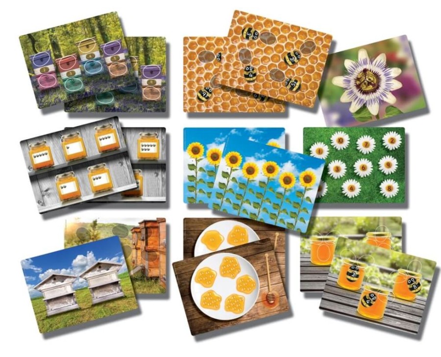 Games Yellow Door | Yellow Door Honey Bee Number Cards