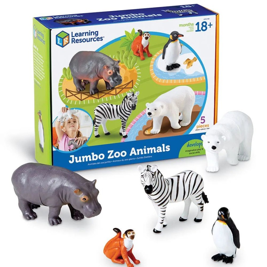 Animals Learning Resources | Lr Jumbo Zoo Animals