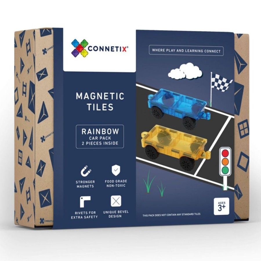 Vehicles Connetix | Connetix 2 Piece Car Pack