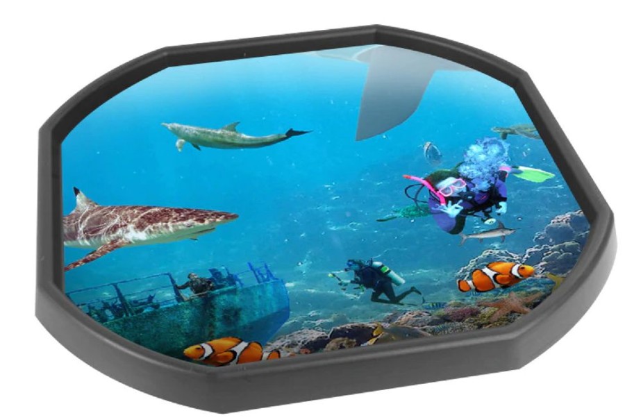 Sensory Play Tiger Moon | Tuff Tray Mat Insert - Underwater World