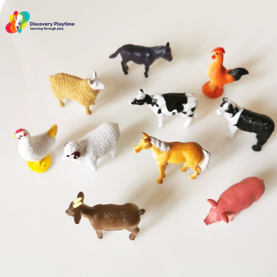 Animals Learning Resources | Mini Animals Set - Farm (10Pcs)