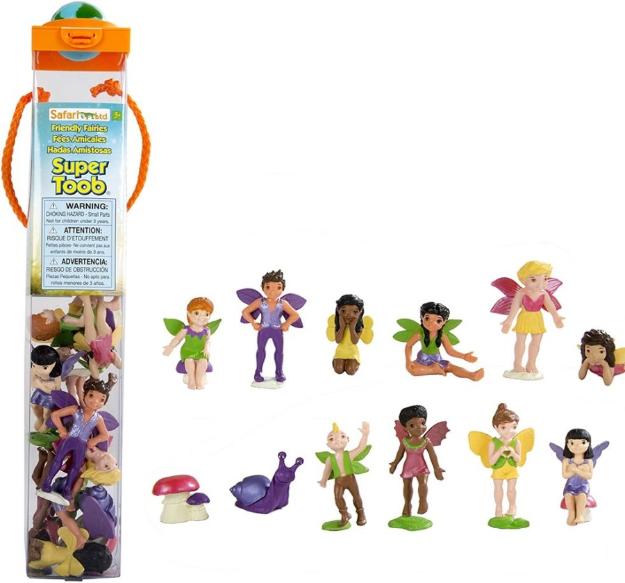 Stories & Puppets Axse | Safari Toob - Friendly Fairies Super Tube 12Pcs