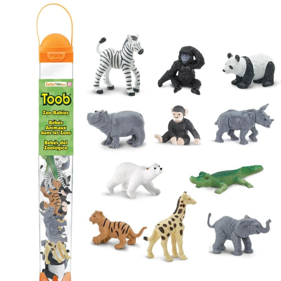 Small World Play Axse | Safari Toob - Zoo Babies (11Pcs)