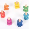 Travel Toys Commotion | Tickit Wooden Nuts And Bolts (7Pcs)