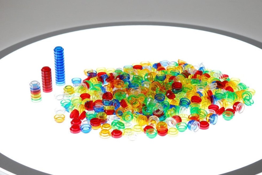 Games Commotion | Tickit Translucent Stackable Counters Pack Of 500