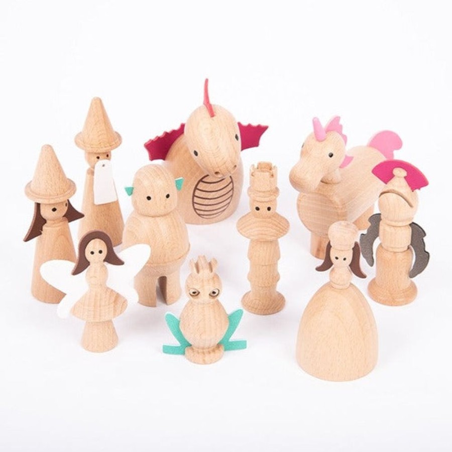 Learning Commotion | Tickit Enchanted Wooden Figures-10Pack