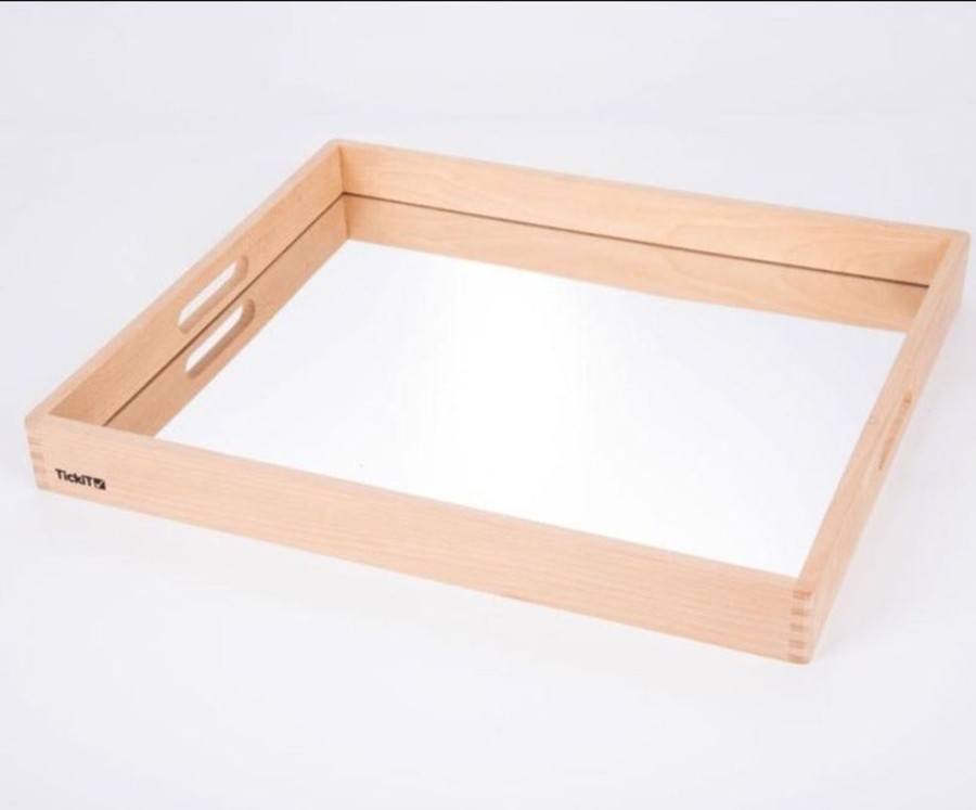 Wooden Toys Commotion | Tickit Wooden Mirror Tray