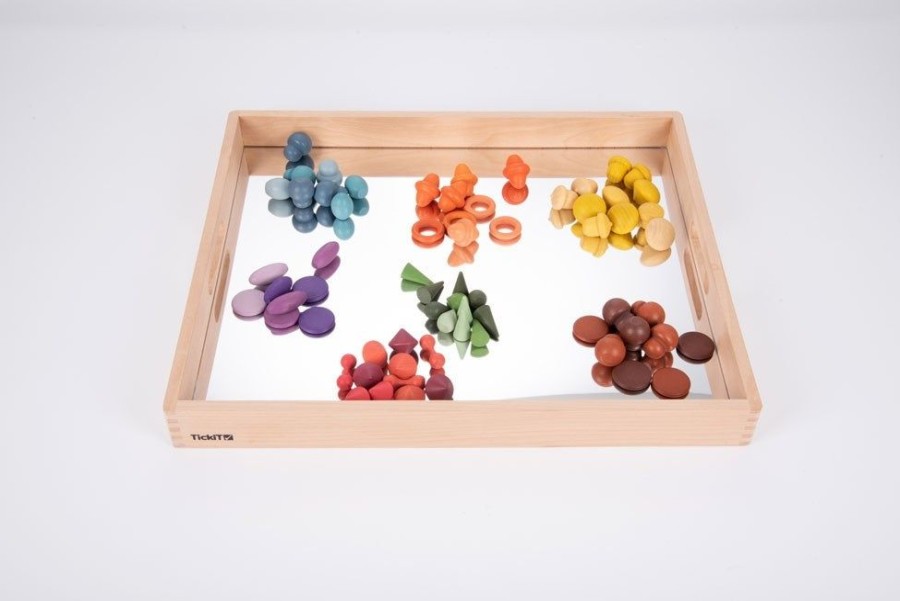 Wooden Toys Commotion | Tickit Wooden Mirror Tray