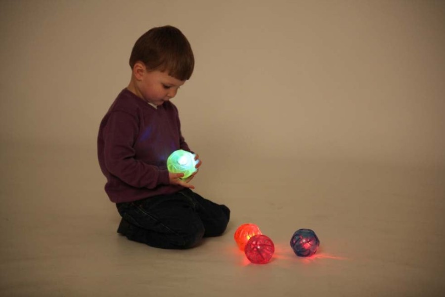 Gift / Party Ideas Commotion | Tickit Textured Flashing Balls - Irregular Bounce