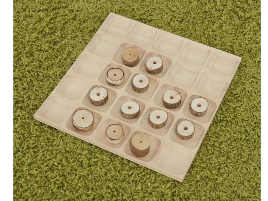 Sensory Play Cosy | Wooden Tinker Array Tray (25 Sorting Sections)