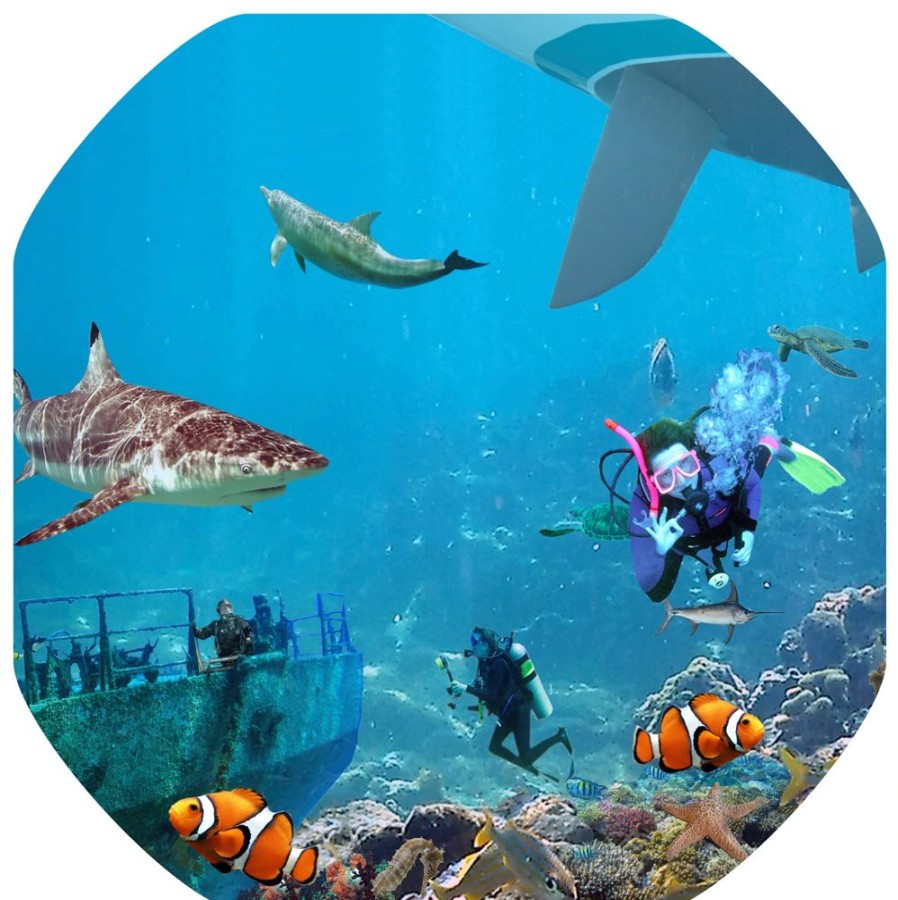 Learning Tiger Moon | Tuff Tray Mat Insert - Underwater World