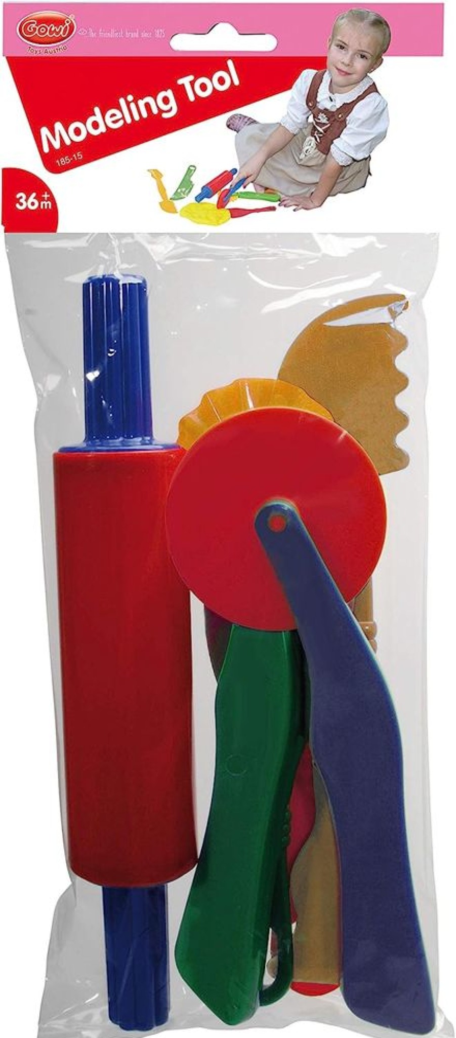 Sensory Play Bigjigs | Gowi Toys Modelling Tools (6Pcs)