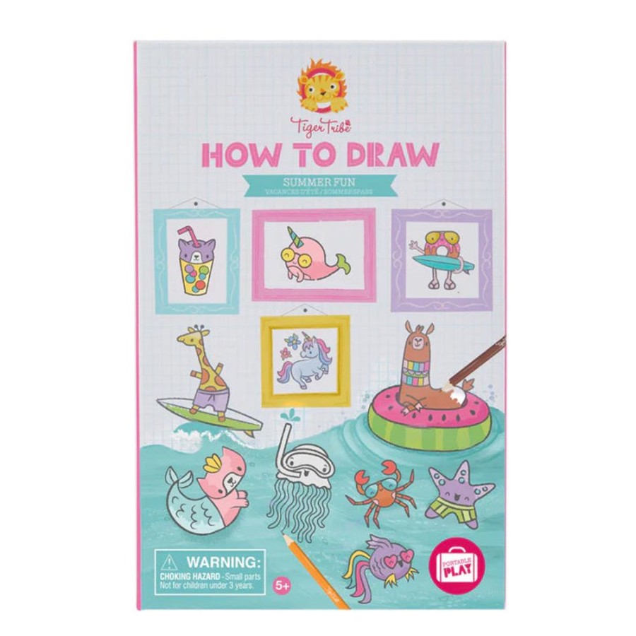 Arts And Crafts Discovery Playtime | Tiger Tribe: How To Draw - Summer Fun