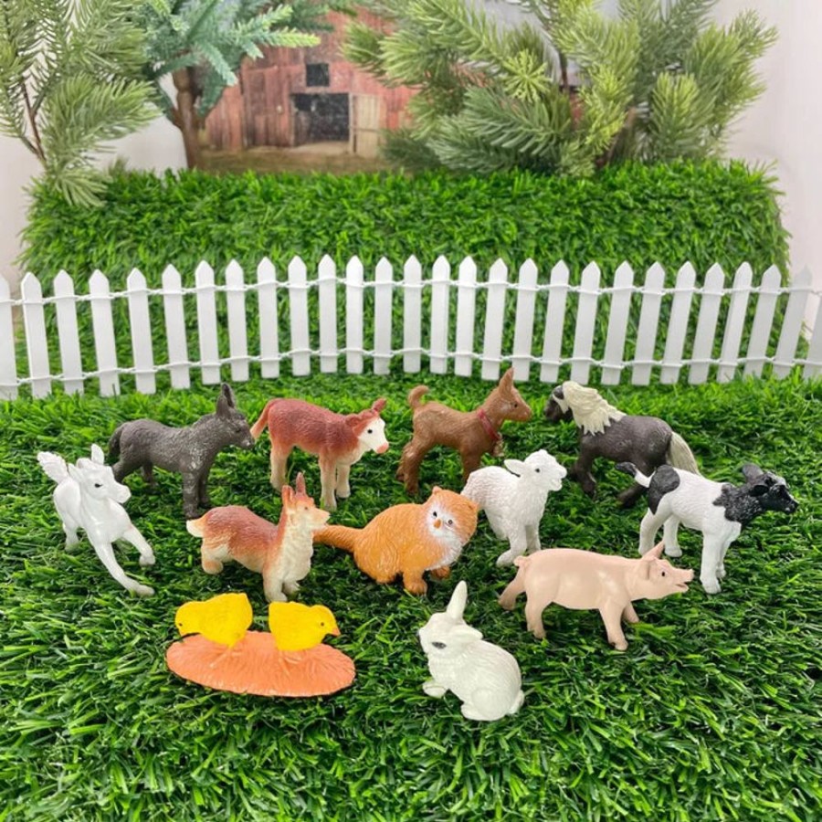 Animals Axse | Safari Toob - Farm Babies (12Pcs)