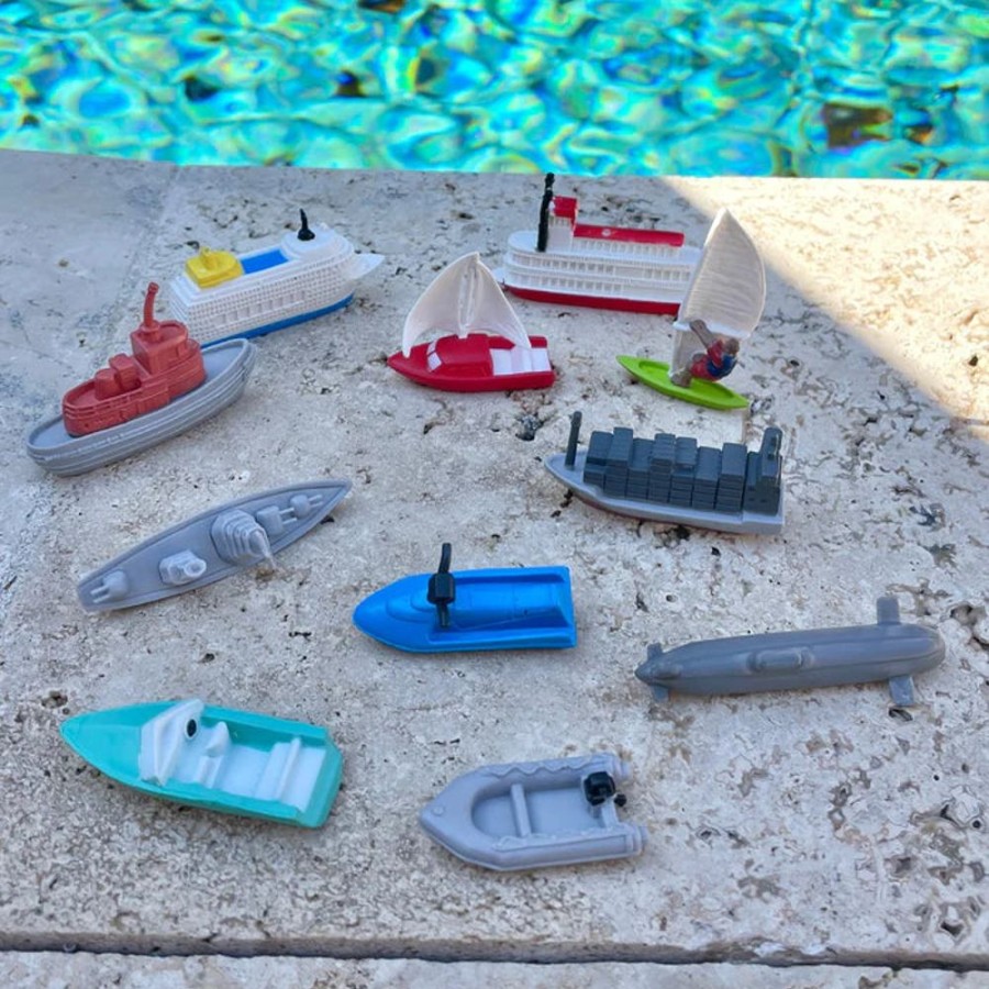 Sensory Play Axse | Safari Toob - In The Water (Boats And Vessels) (11Pcs)