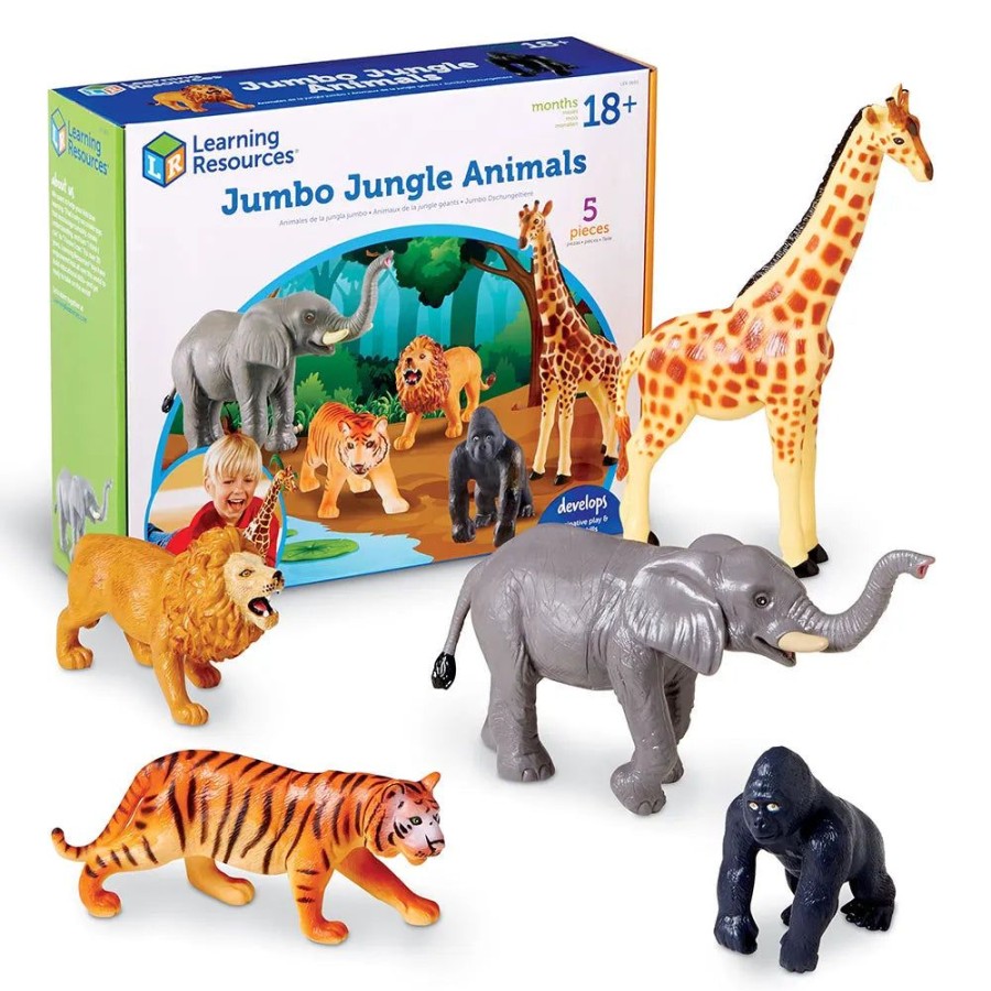 Small World Play Learning Resources | Lr Jumbo Jungle Animals