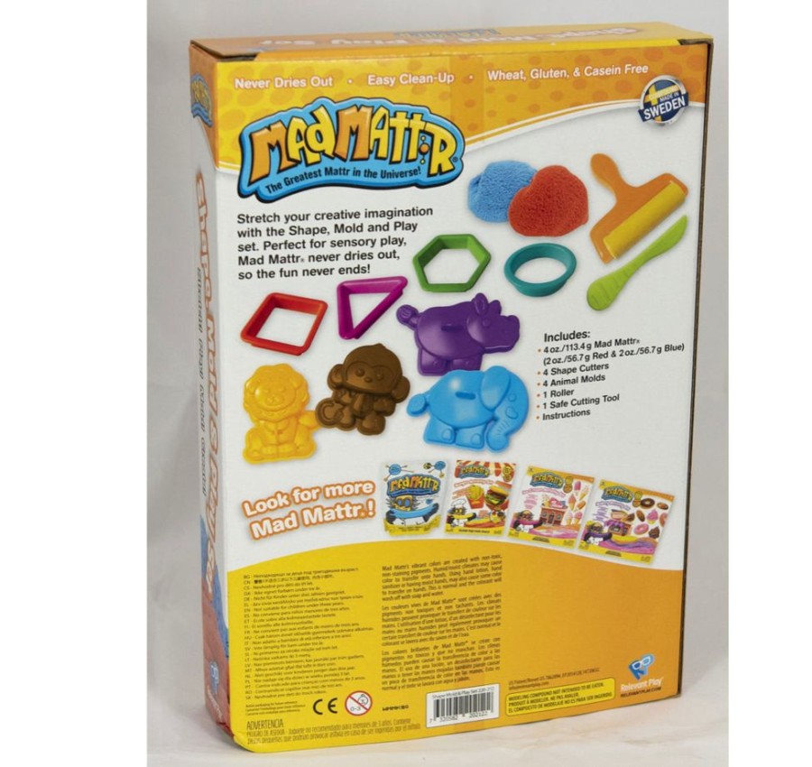 Playdough Relevant Play | Mad Mattr - Shape, Mould And Play Activity Set