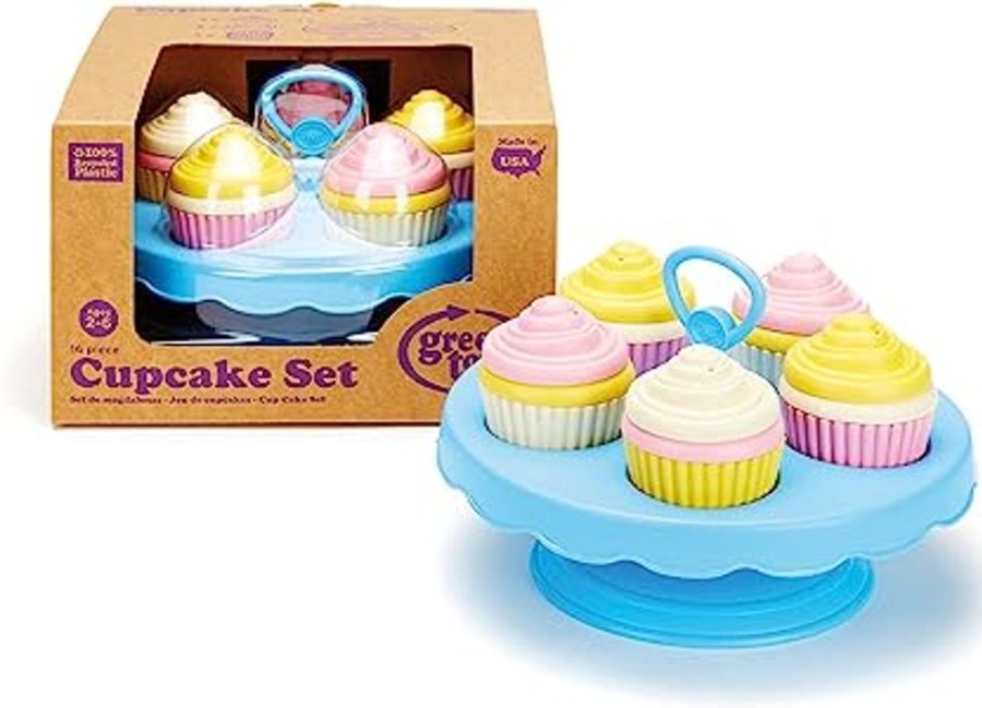 Sensory Play Bigjigs | Green Toys Cupcake Playset