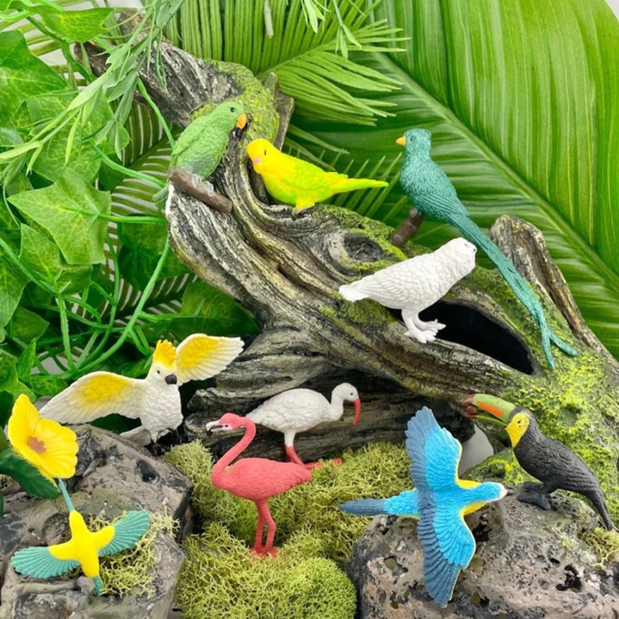 Animals Axse | Safari Toob - Exotic Birds (10Pcs)