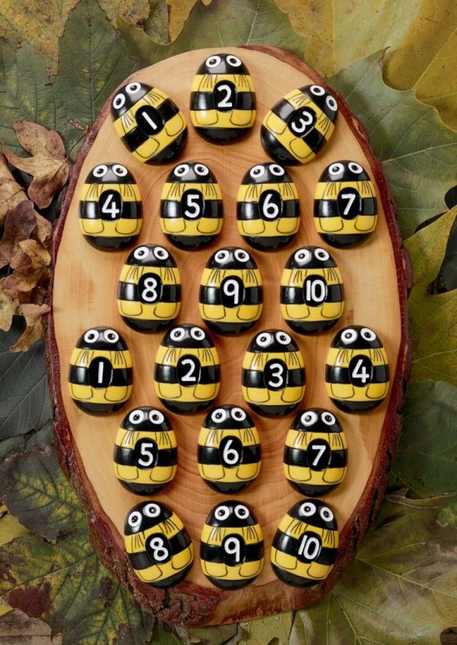 Animals Yellow Door | Yellow Door Honey Bee Number Stones