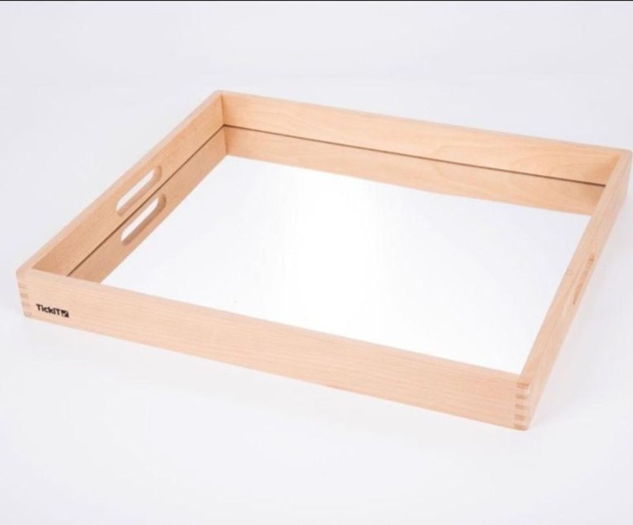 Blocks Commotion | Tickit Wooden Mirror Tray