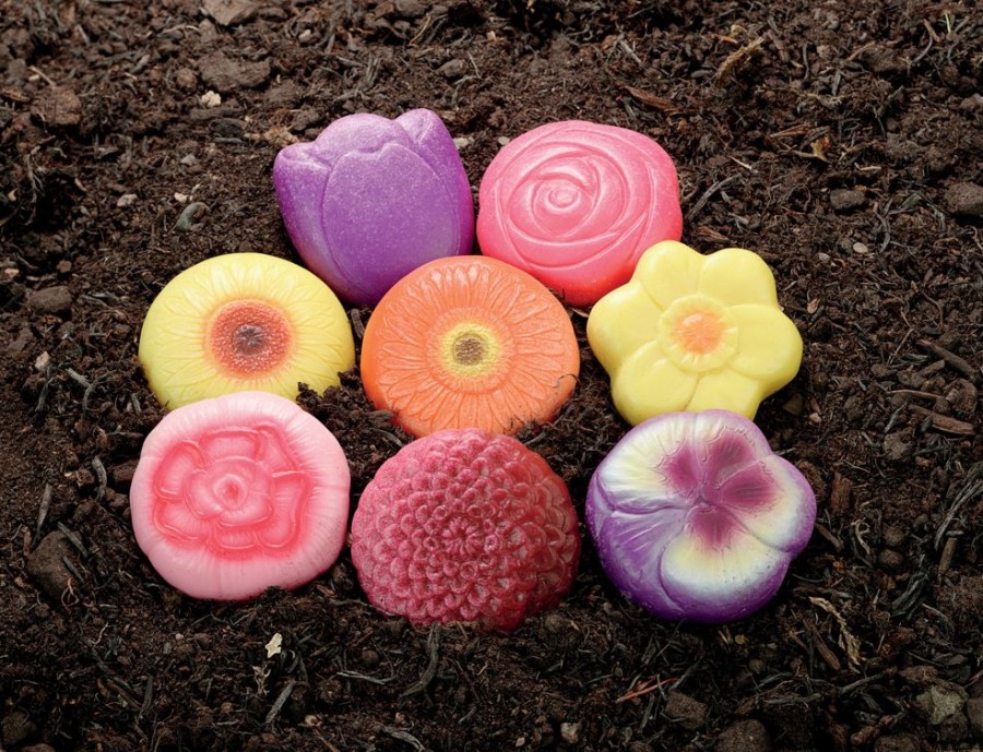 Outdoors Yellow Door | Yellow Door Sensory Play Stones- Flowers