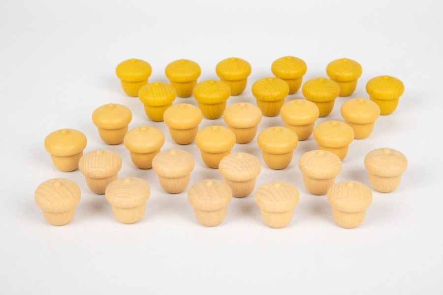 Blocks Commotion | Tickit Wooden Treasure Acorn 30 Pack