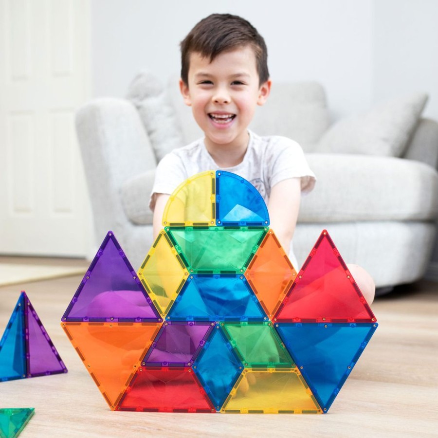 Sensory Play Connetix | Connetix 36Pc Rainbow Shape Expansion Pack