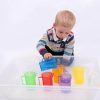 Sensory Play Commotion | Tickit Translucent Colour Jugs 6Pcs