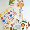 Gift / Party Ideas Portfolio | Jungle Cardboard Height Chart With Stickers