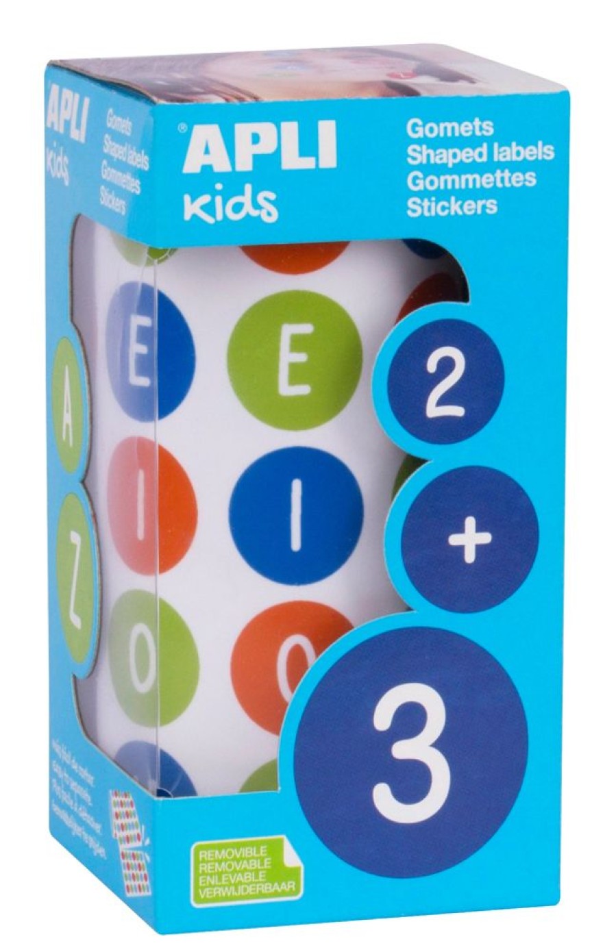 Games Portfolio | Apli Roll Of Eduactional Stickers-Capital Vowels