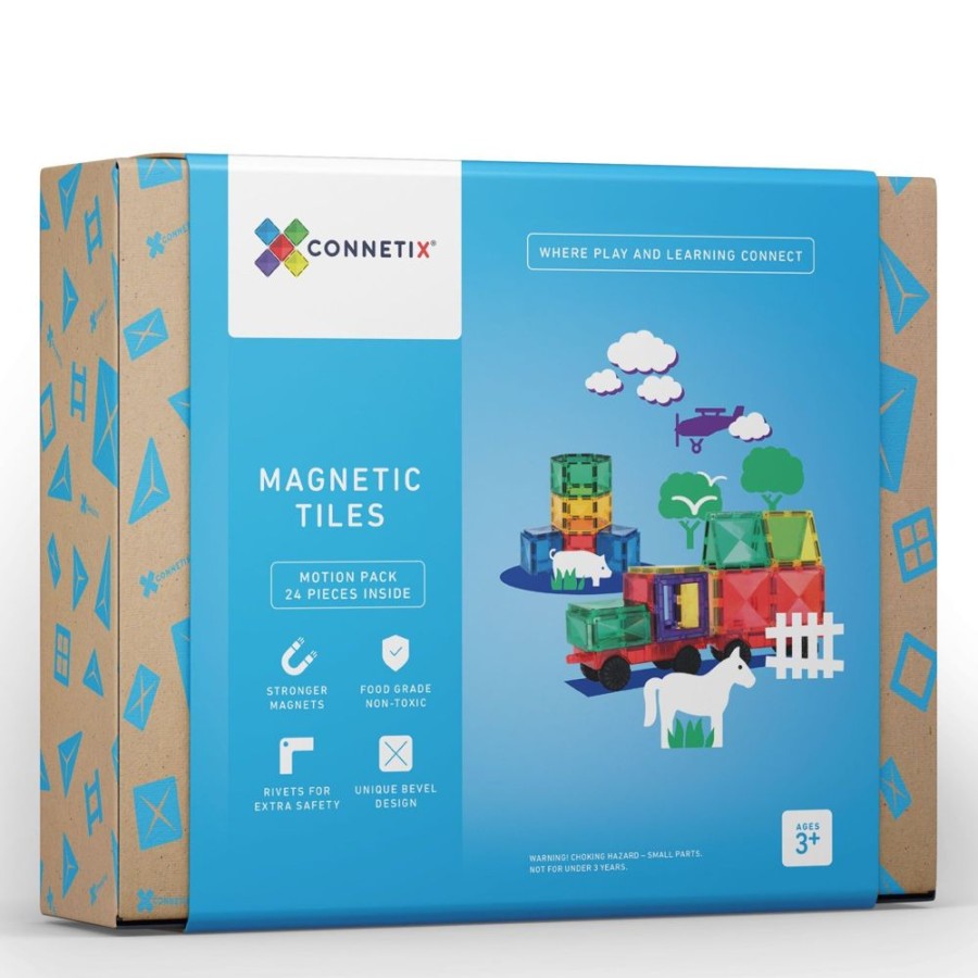 Vehicles Connetix | Connetix 24Pcs Motion Pack