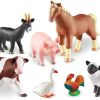 Small World Play Learning Resources | Lr Jumbo Farm Animals