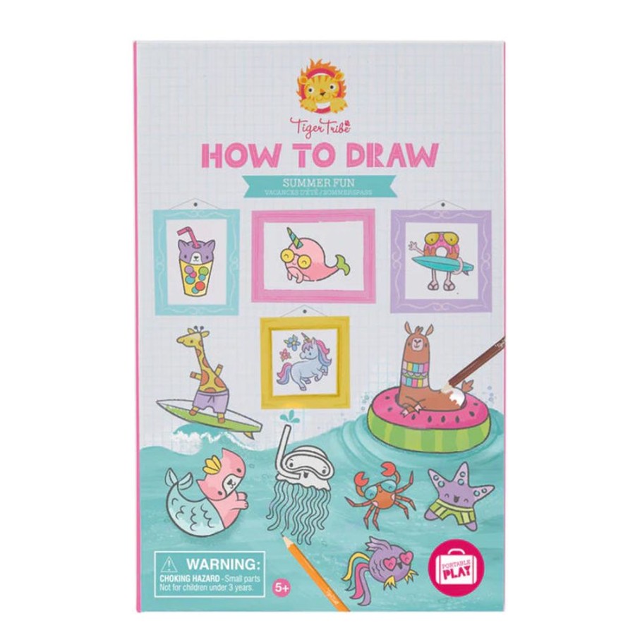 Arts And Crafts Discovery Playtime | Tiger Tribe: How To Draw - Summer Fun