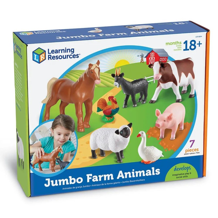 Gift / Party Ideas Learning Resources | Lr Jumbo Farm Animals