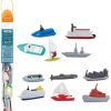 Small World Play Axse | Safari Toob - In The Water (Boats And Vessels) (11Pcs)