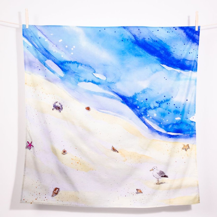 Small World Play Wonder Cloths | Wondercloths Organic Cotton Scenery- At The Beach